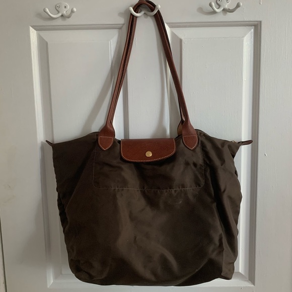 Longchamp Handbags - Brown Longchamp Tote